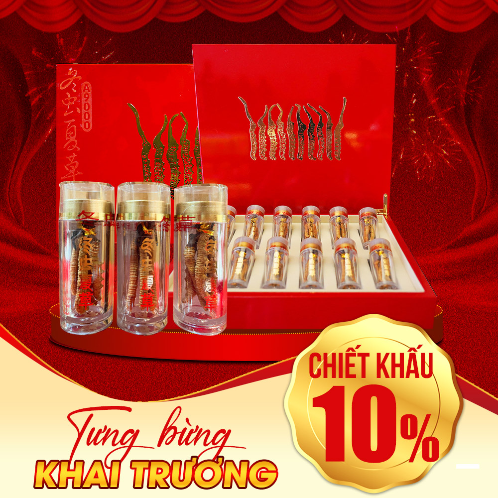 Đông Trùng Hạ Thảo Nguyên Con Cao Cấp Hộp 20g D200-20V1