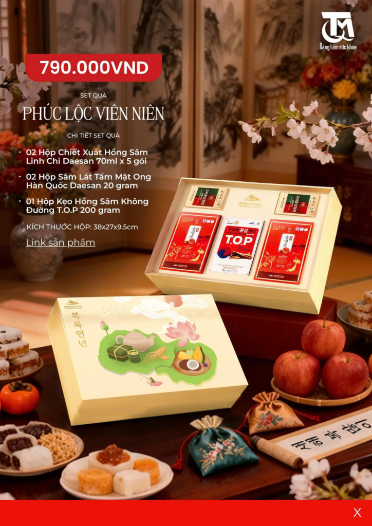 SET QUÀ TẶNG PHÚC LỘC VIÊN NIÊN